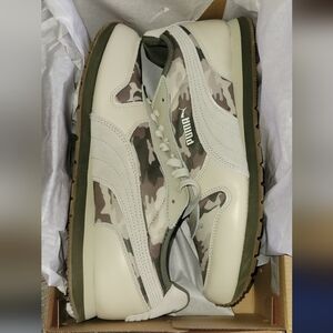 Puma Men's Camouflage Sneakers - White and Brown